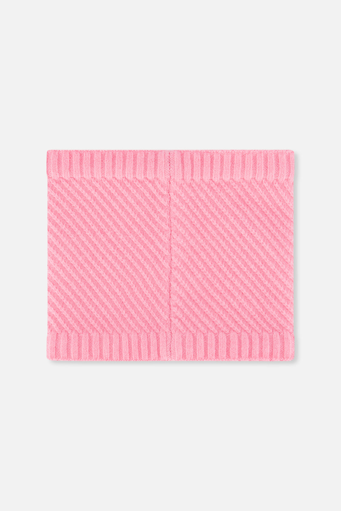 Winter Knit Neckwarmer Pink-2