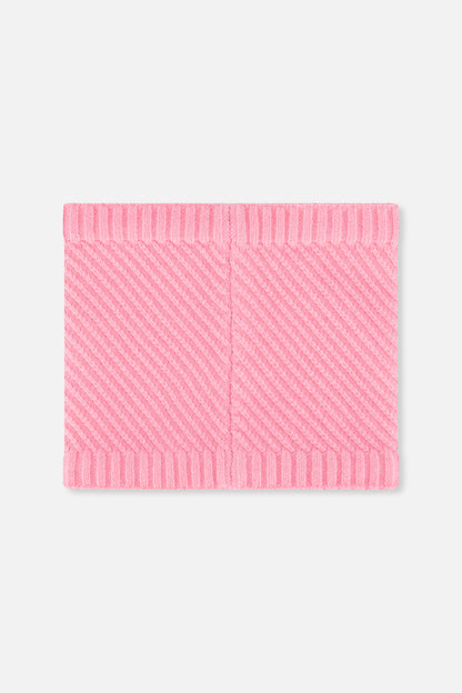 Winter Knit Neckwarmer Pink-2
