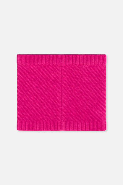 Winter Knit Neckwarmer Bright Pink-2