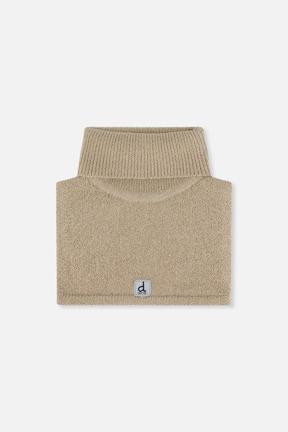 Baby Knit Turtle Neckwarmer Light Taupe-0