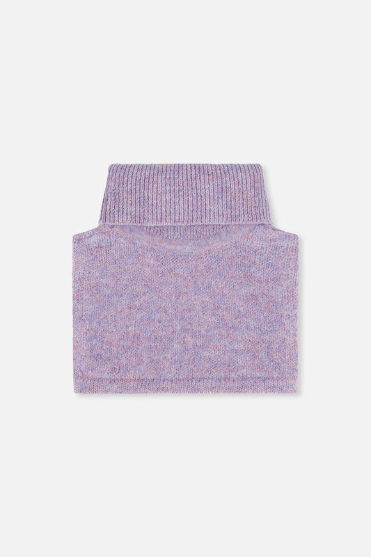 Baby Knit Turtle Neckwarmer Lavender-1