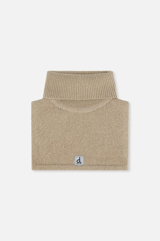 Knit Turtle Neckwarmer Light Taupe-0