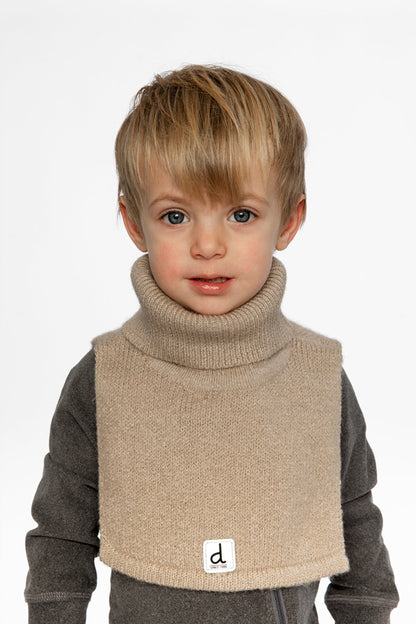 Knit Turtle Neckwarmer Light Taupe-1