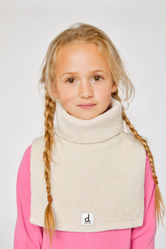 Knit Turtle Neckwarmer Off-White-1