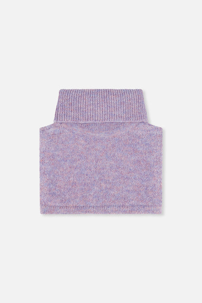 Knit Turtle Neckwarmer Lavender-2