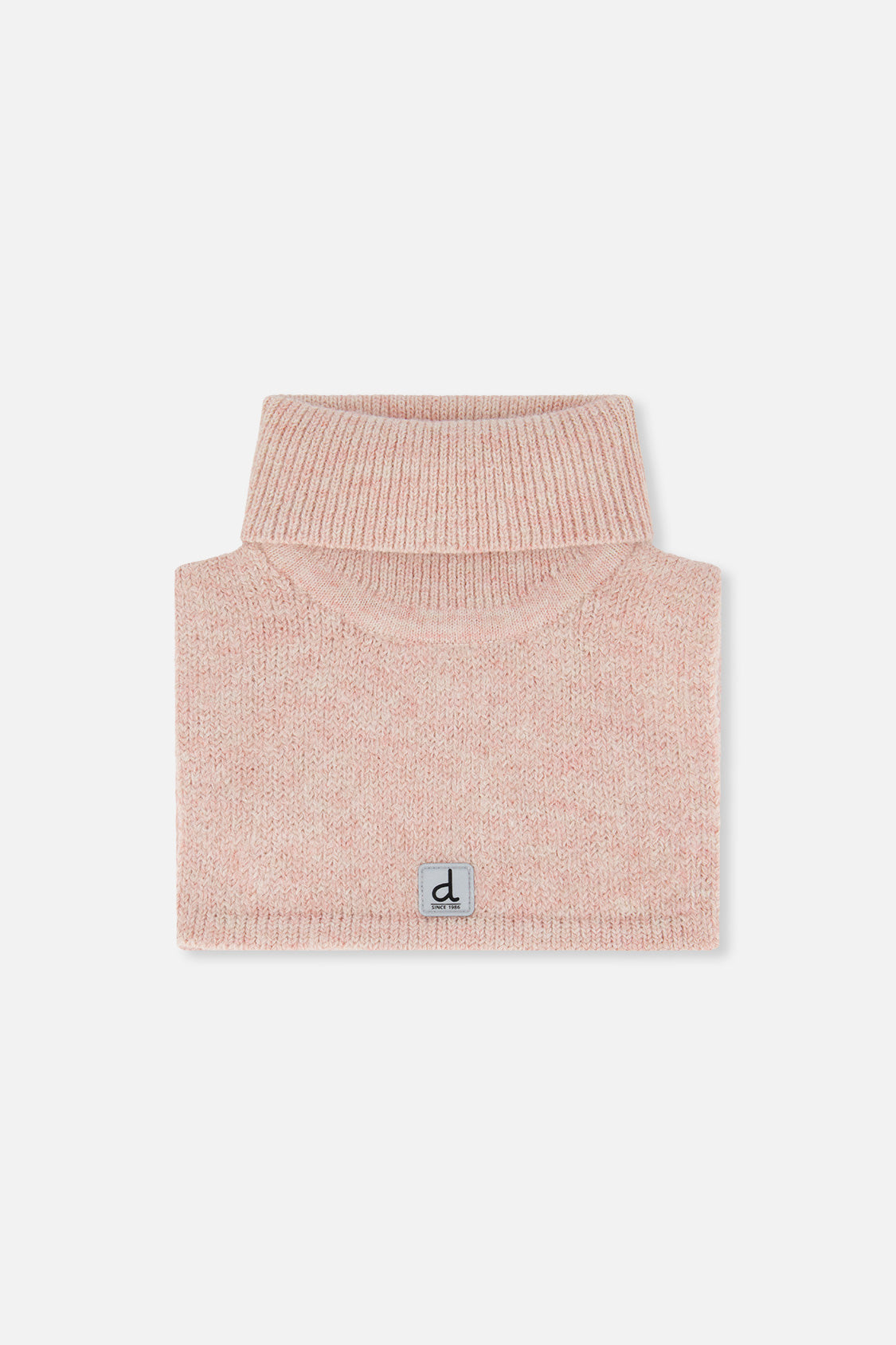 Knit Turtle Neckwarmer Pale Dusty Pink-0