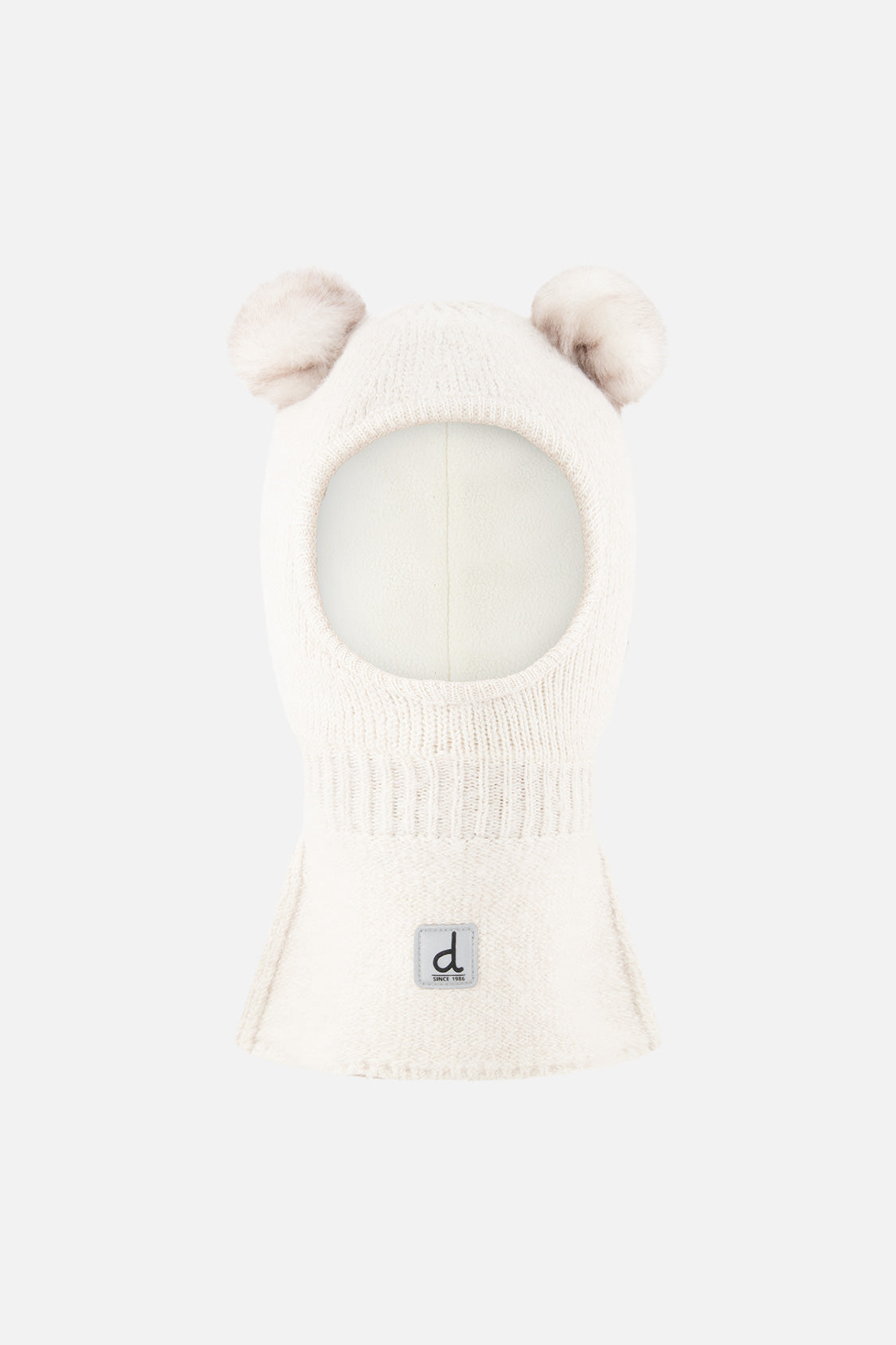 Baby Knit Bear Balaclava Off-White-0