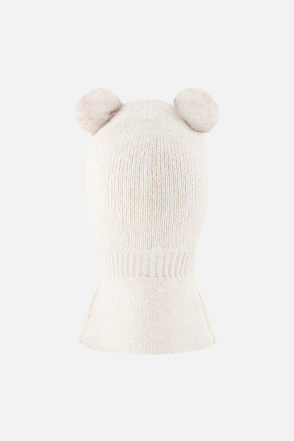 Knit Bear Balaclava Off-White-2