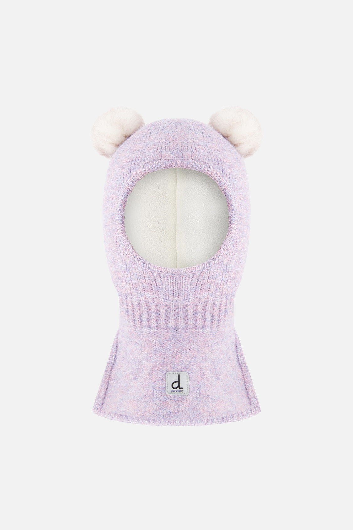 Knit Bear Balaclava Lavender-0