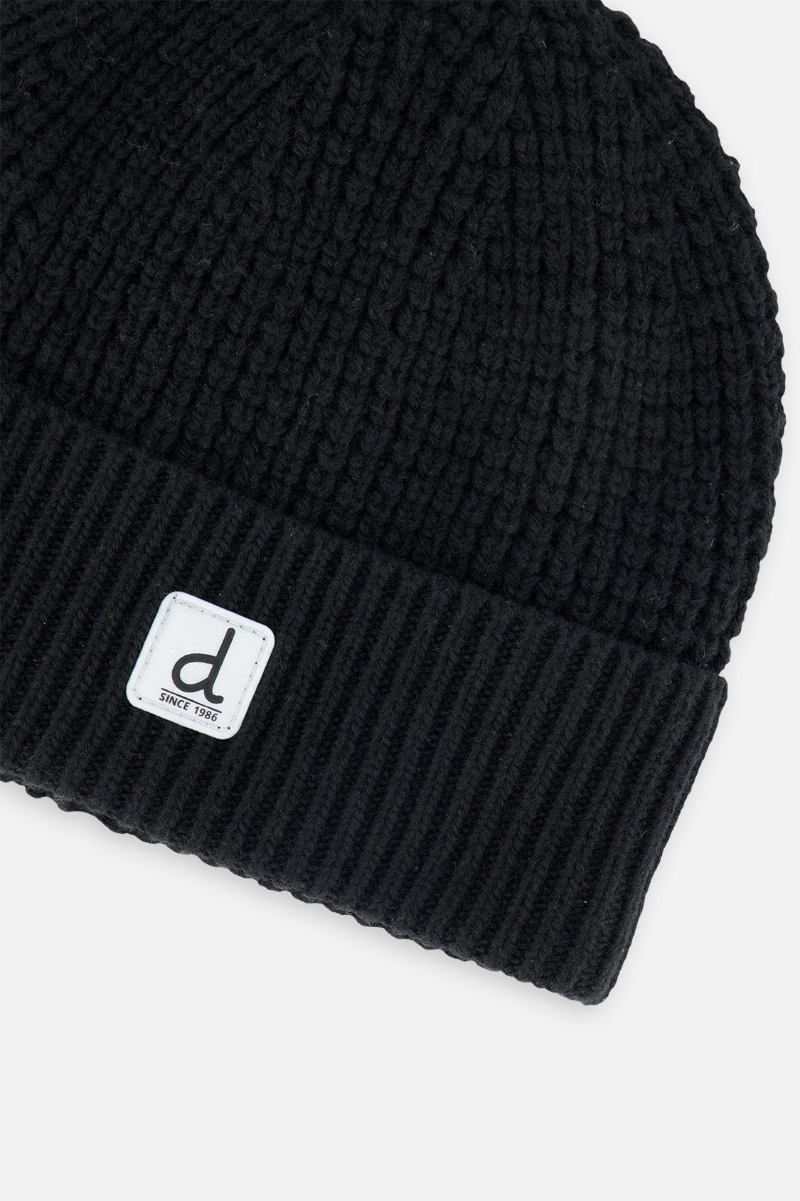 Winter Knit Hat Black-3