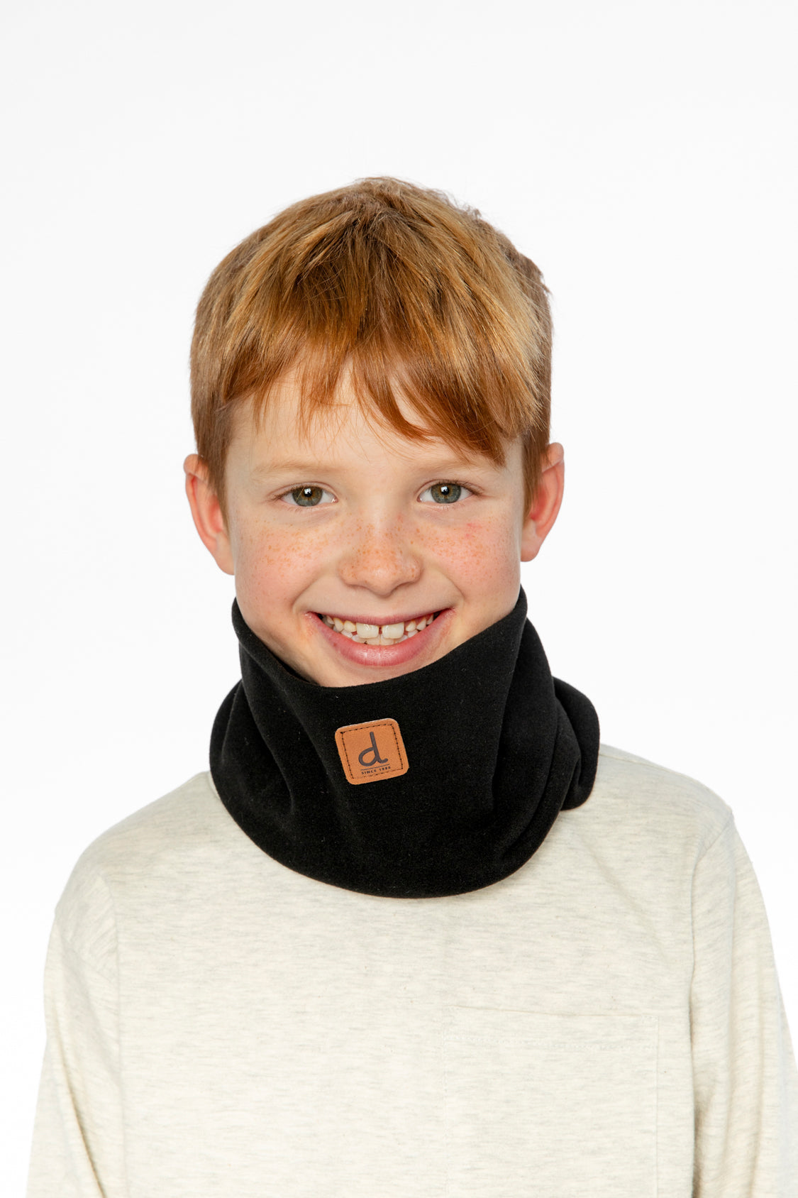 Polar Fleece Neckwarmer Black-1