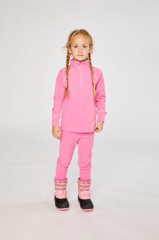Two Piece Thermal Underwear Pink-1