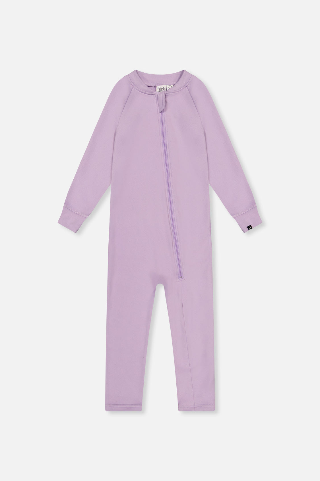 Baby One Piece Thermal Underwear Lavender-0