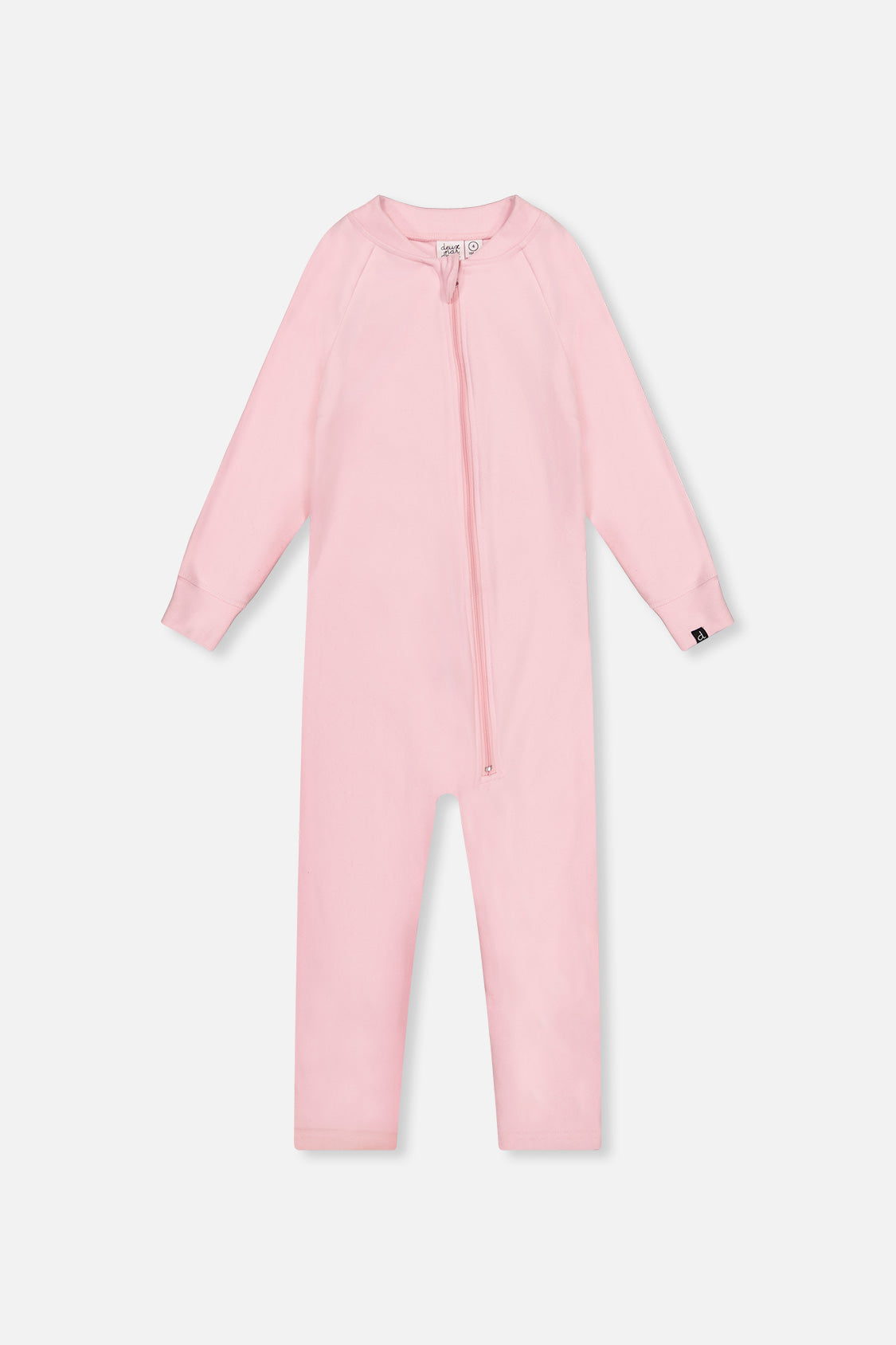 Baby One Piece Thermal Underwear Pale Pink-0