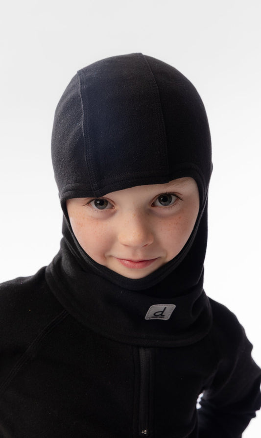 Brushed Jersey Balaclava Unisex Black-1