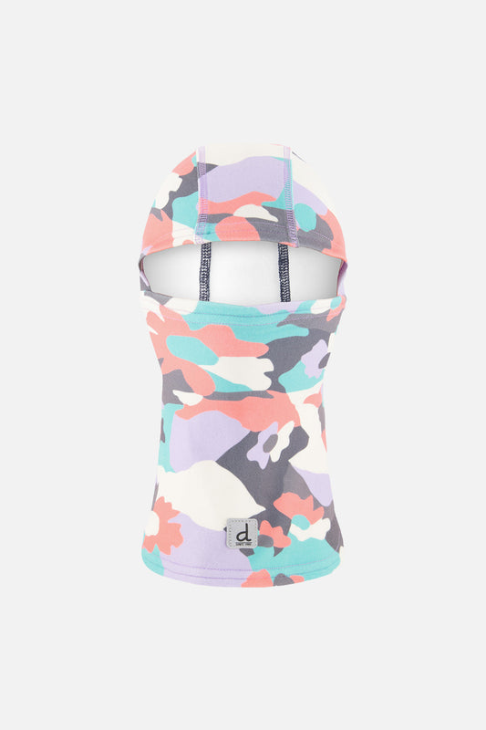 Brushed Jersey Balaclava Coral Camouflage Print-0