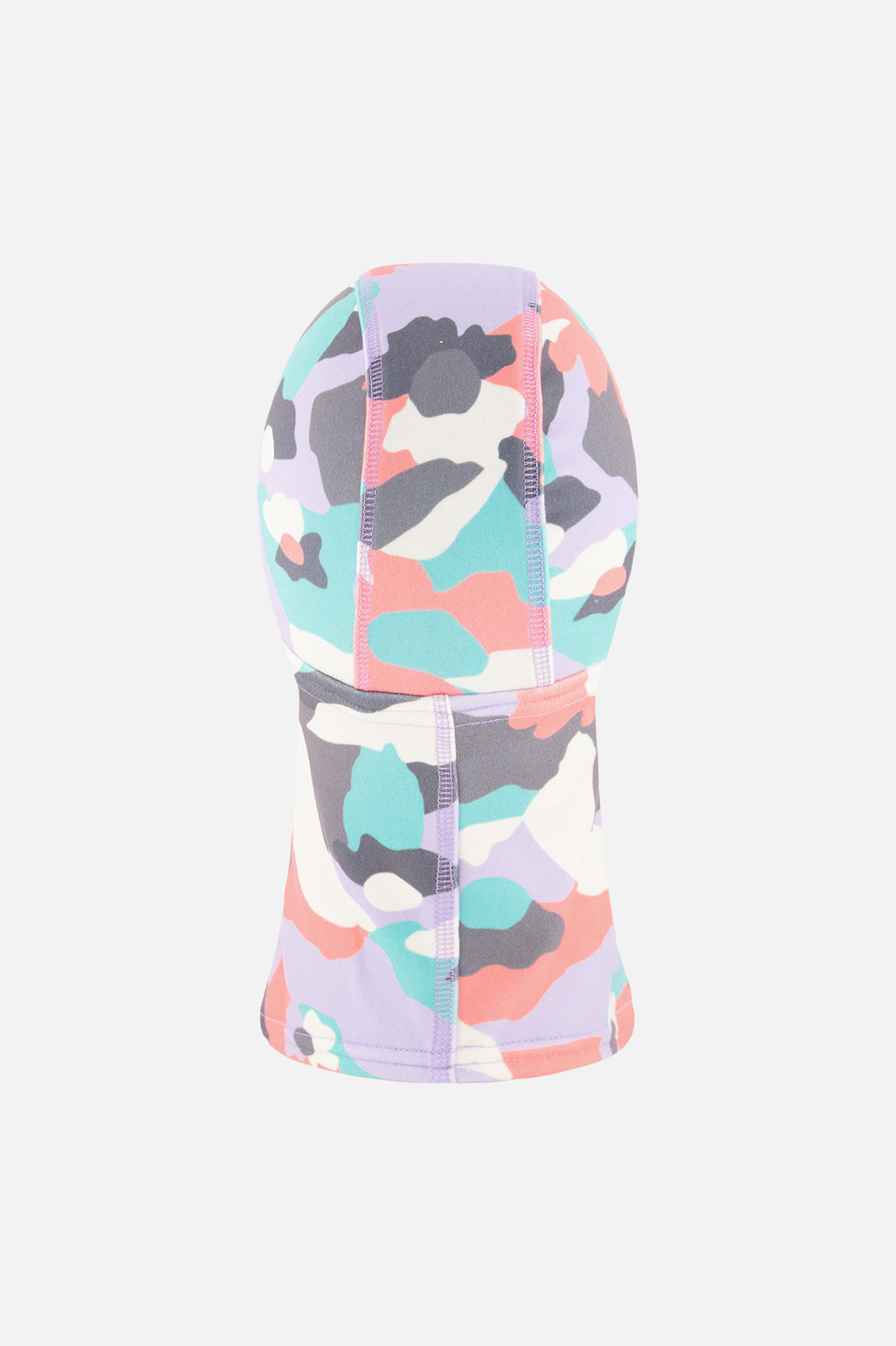 Brushed Jersey Balaclava Coral Camouflage Print-2