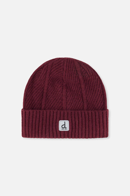 Winter Knit Hat Burgundy-0