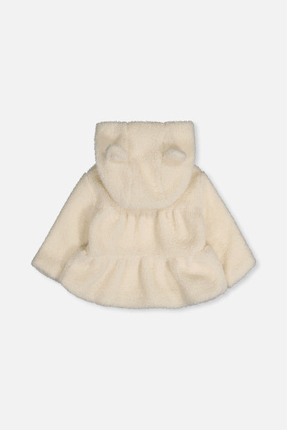 Hooded Zip Sherpa Jacket Off-White-2