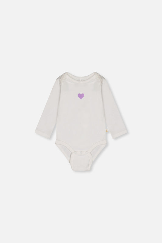 Organic Cotton Onesie Off-White-1
