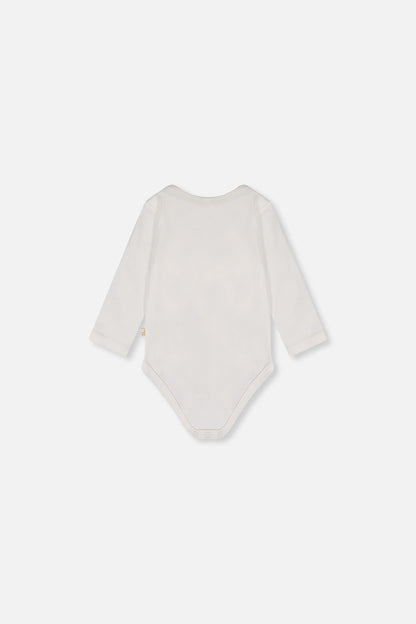 Organic Cotton Onesie Off-White-2