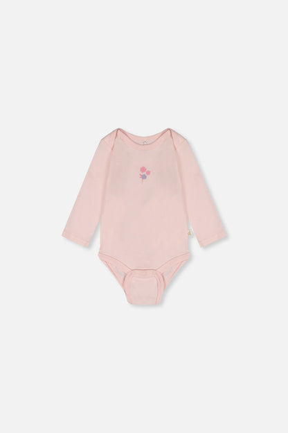 Organic Cotton Onesie Very Pale Pink-2