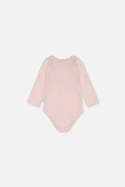 Organic Cotton Onesie Very Pale Pink-3