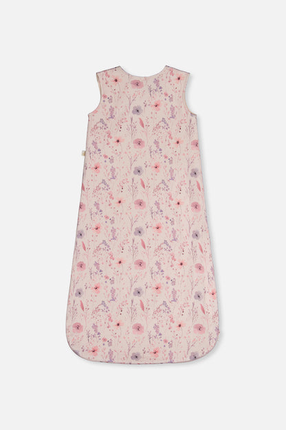 Organic Cotton Sleep Sack Pink Printed Flowers-1