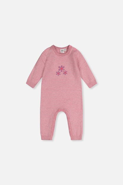Knitted Romper Dusty Pink-0