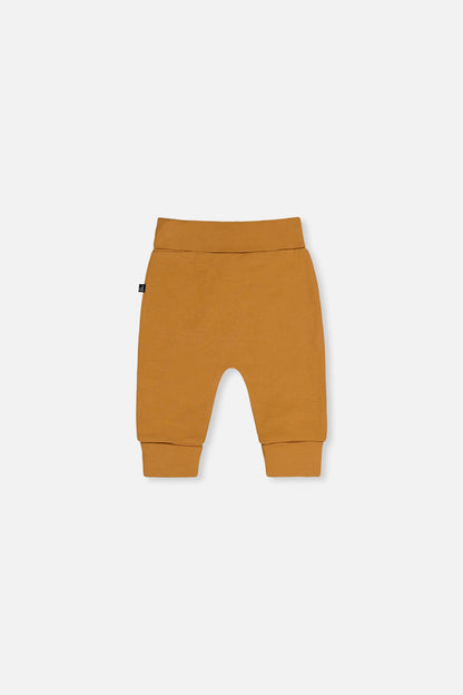 Organic Cotton Evolutive Pants Brown Cinnamon-2