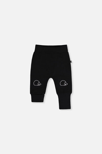 Organic Cotton Evolutive Pants Black And Brown-0