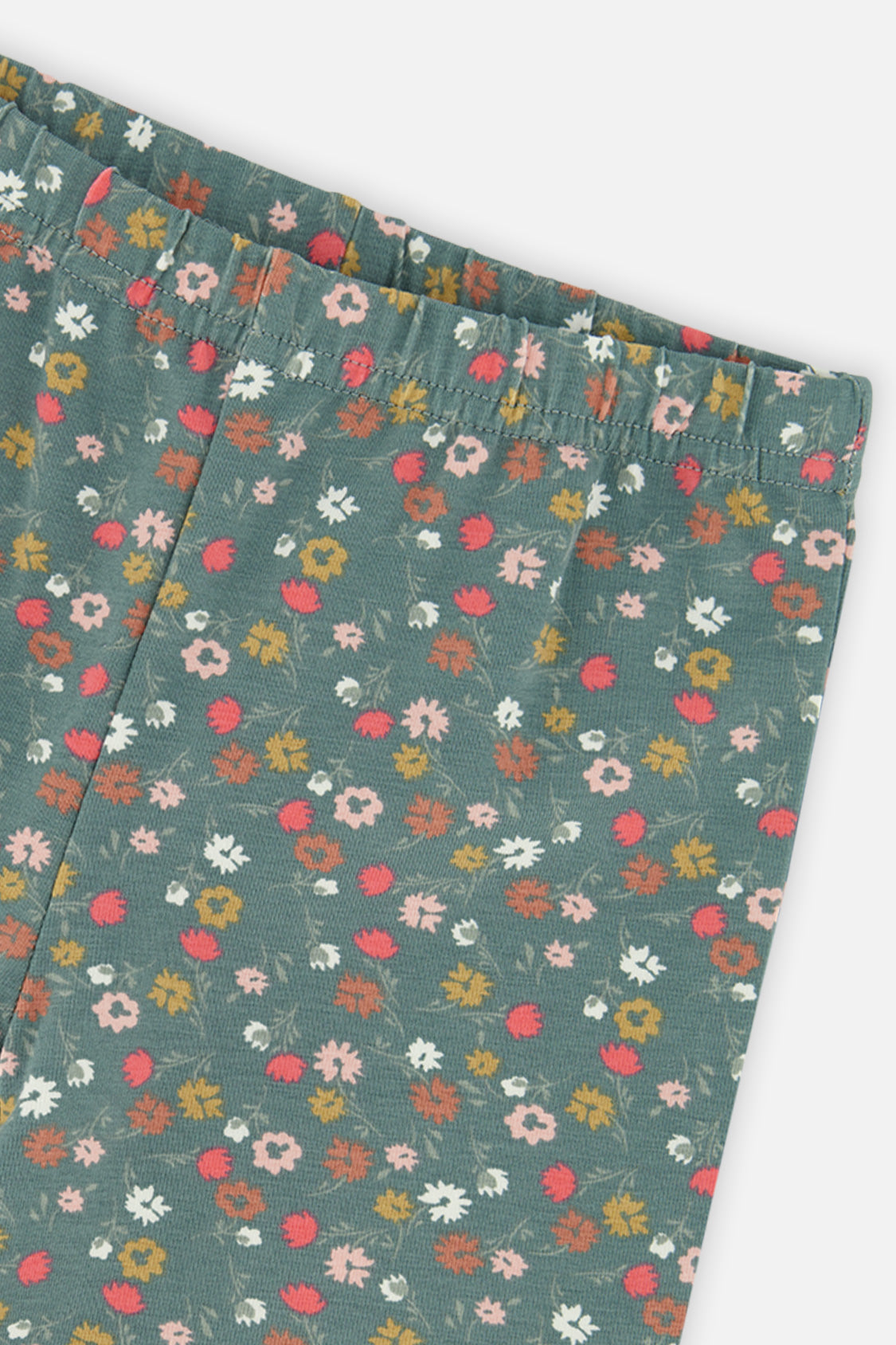 Tunic And Leggings Set Pale Pink And Green Floral Print-4