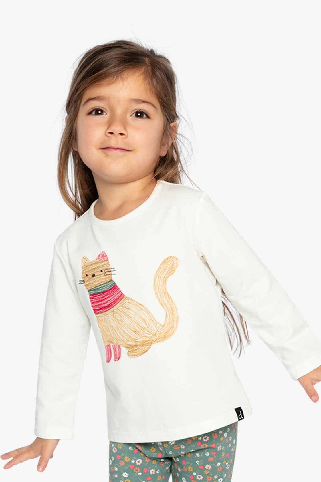 Organic Cotton Long Sleeve T-Shirt Off-White-2