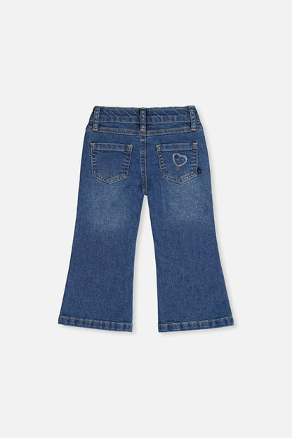 Boot Leg Jeans Navy Blue Denim-3