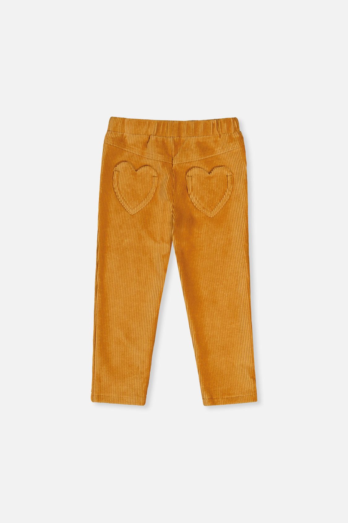 Stretch Velour Treggings Yellow-3