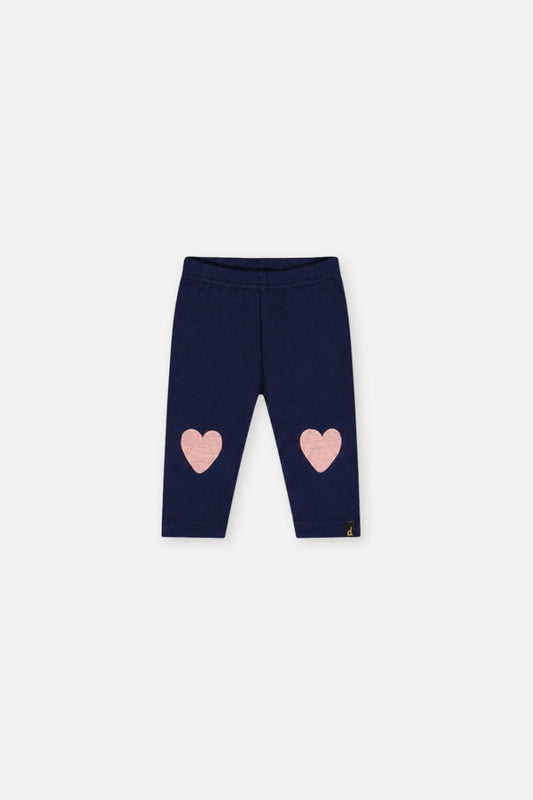Baby Leggings Royal Blue And Pink-0