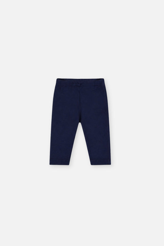Baby Leggings Royal Blue And Pink-1