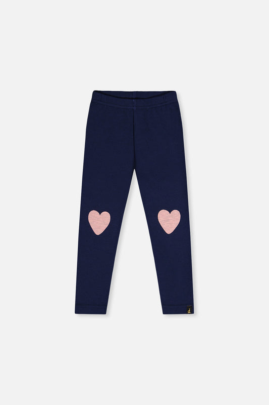 Leggings Royal Blue And Pink-0