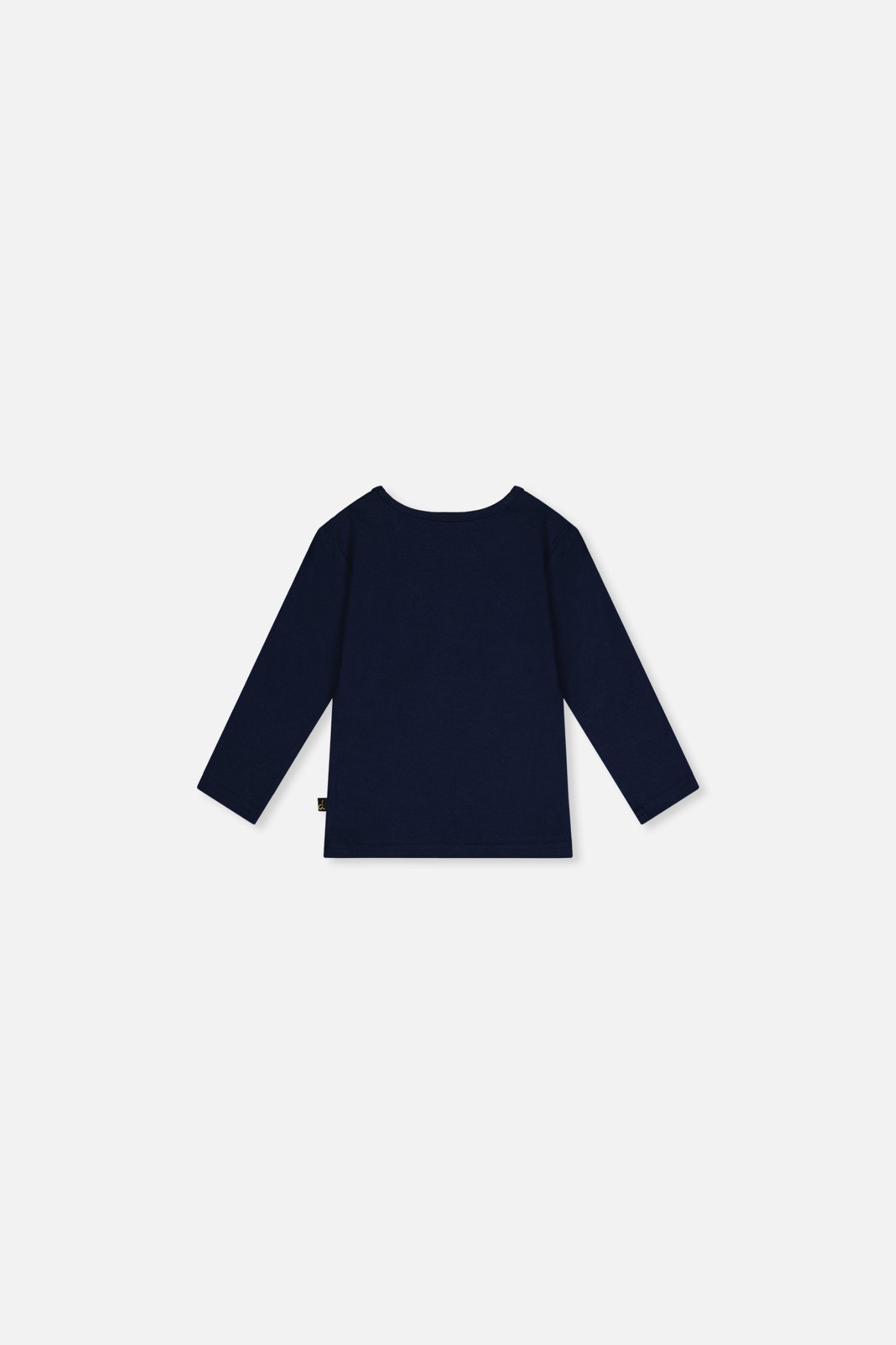 Baby Organic Cotton T-Shirt Royal Blue And Pink-1