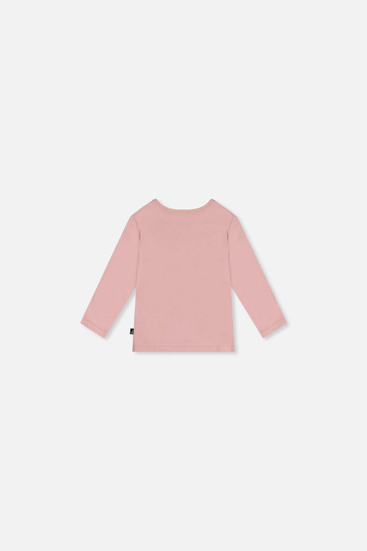 Baby Organic Cotton T-Shirt Pale Dusty Pink-1