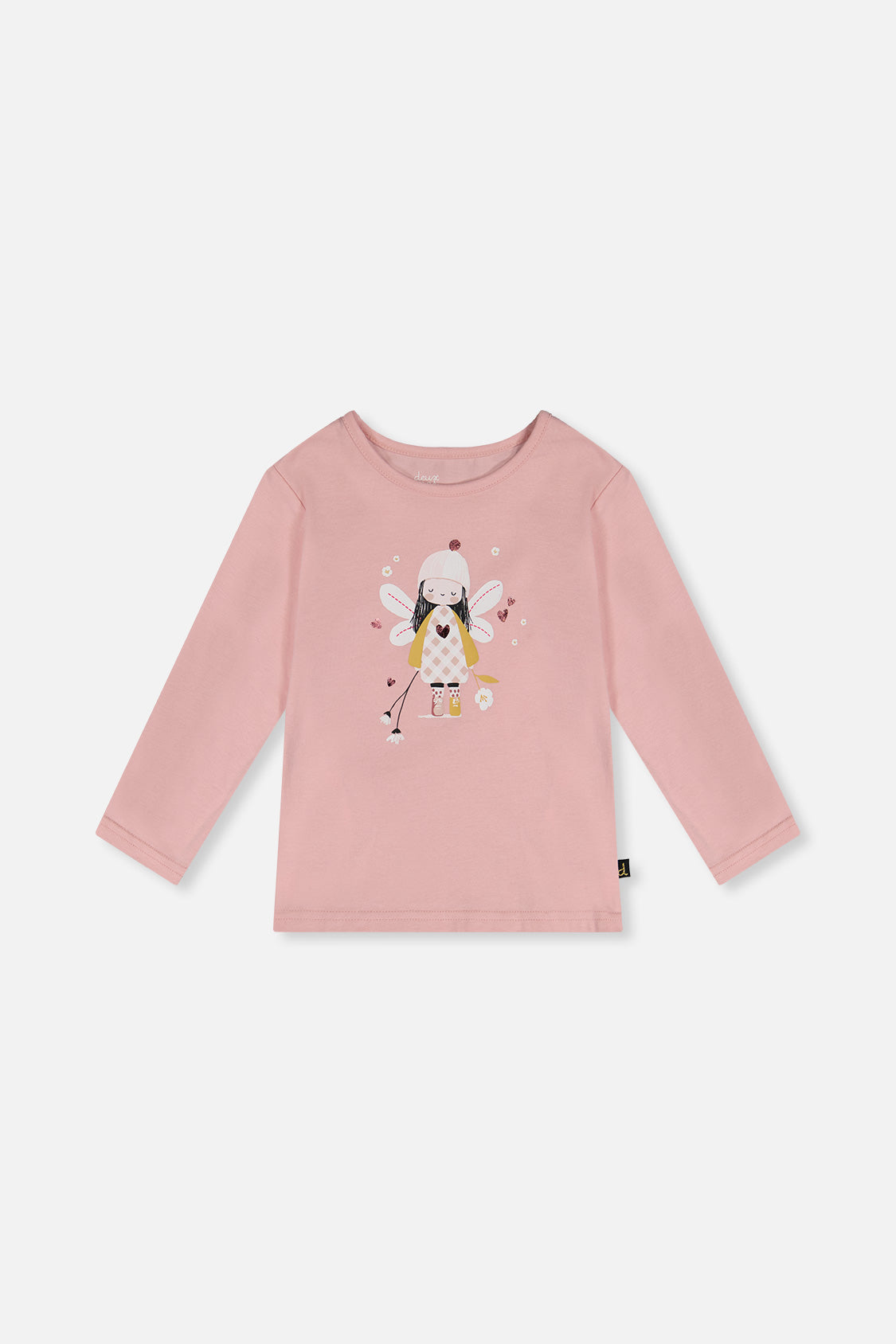 Organic Cotton T-Shirt Pale Dusty Pink-0
