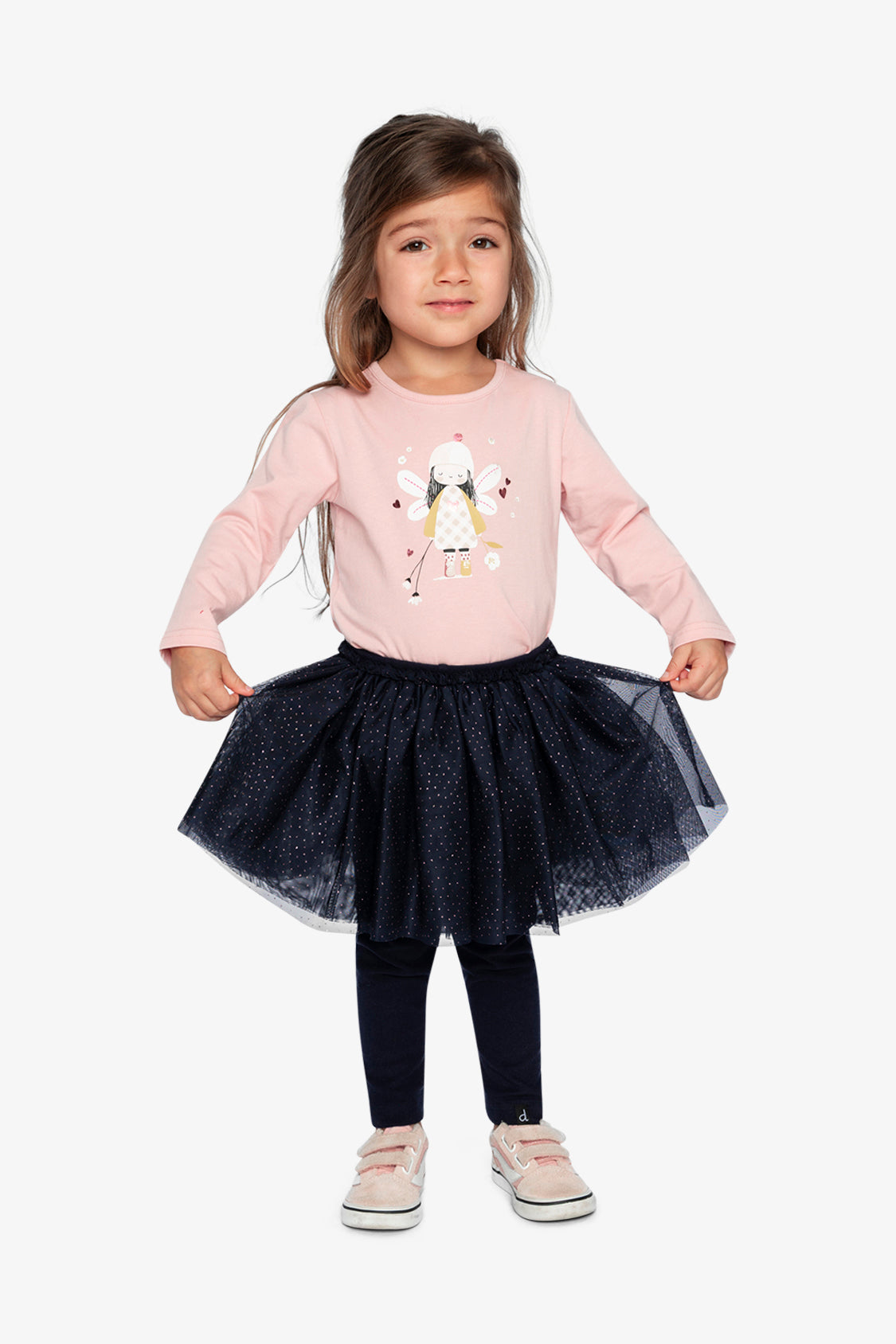 Organic Cotton T-Shirt Pale Dusty Pink-1