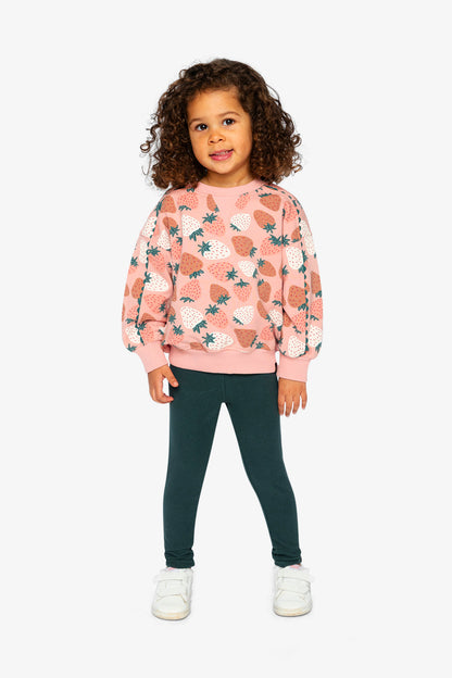 Sweatshirt Pink Strawberry Print-4