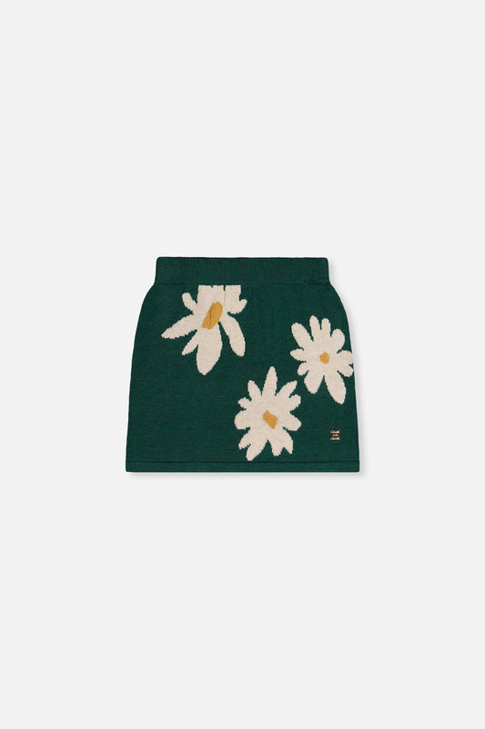 Knitted Skirt Jasper Printed Green-0