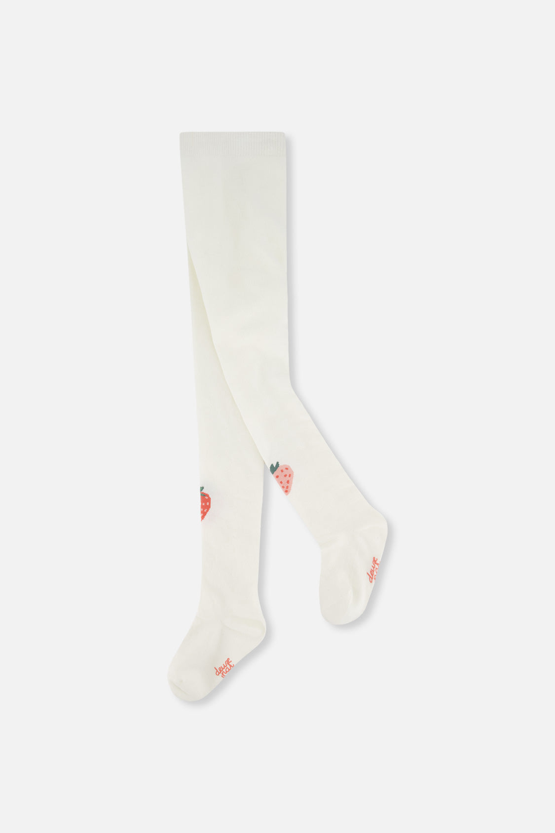 Knit Strawberry Tights Off-White-0