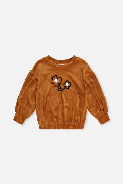 Velvet Top Brown-0