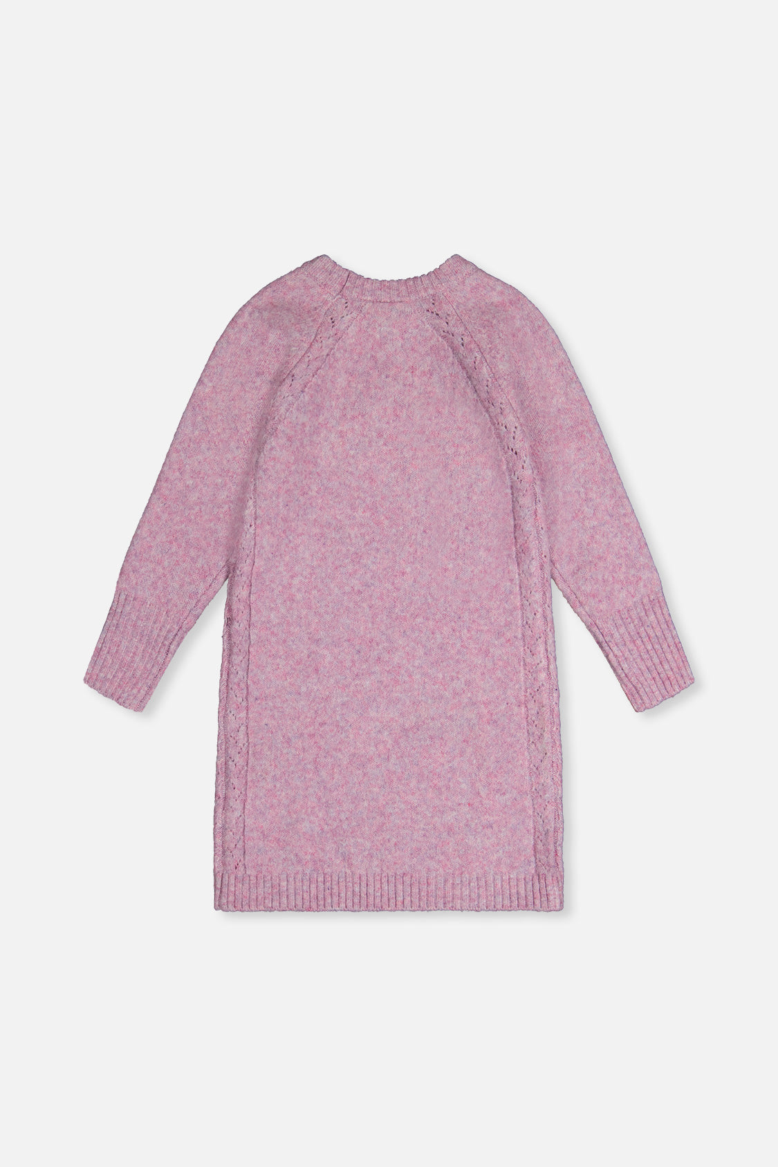 Poodle Knit Dress Lavender-4