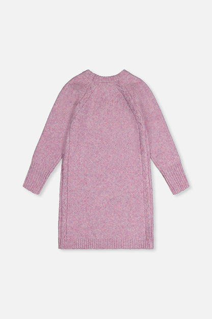 Poodle Knit Dress Lavender-4
