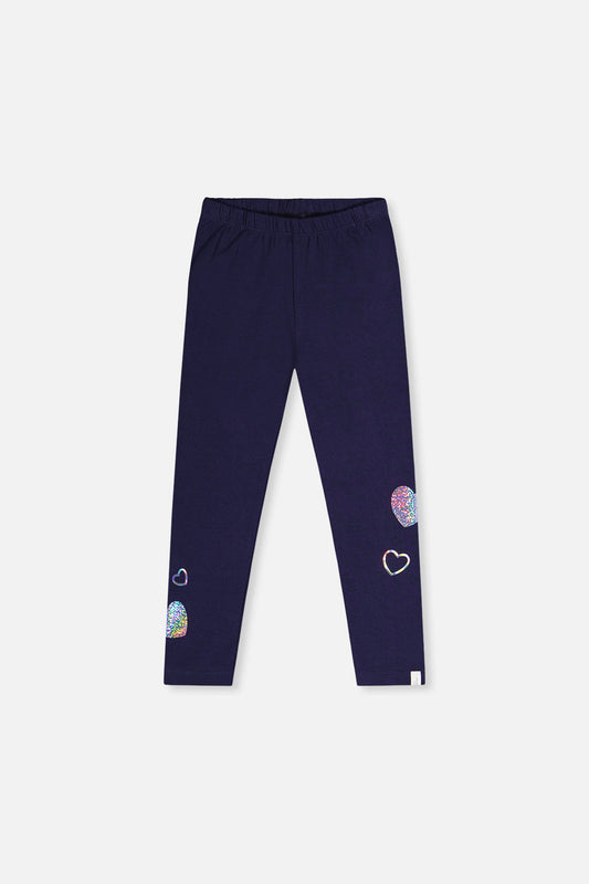 Organic Cotton Leggings Dark Blue-0