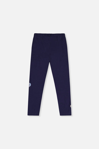 Organic Cotton Leggings Dark Blue-4